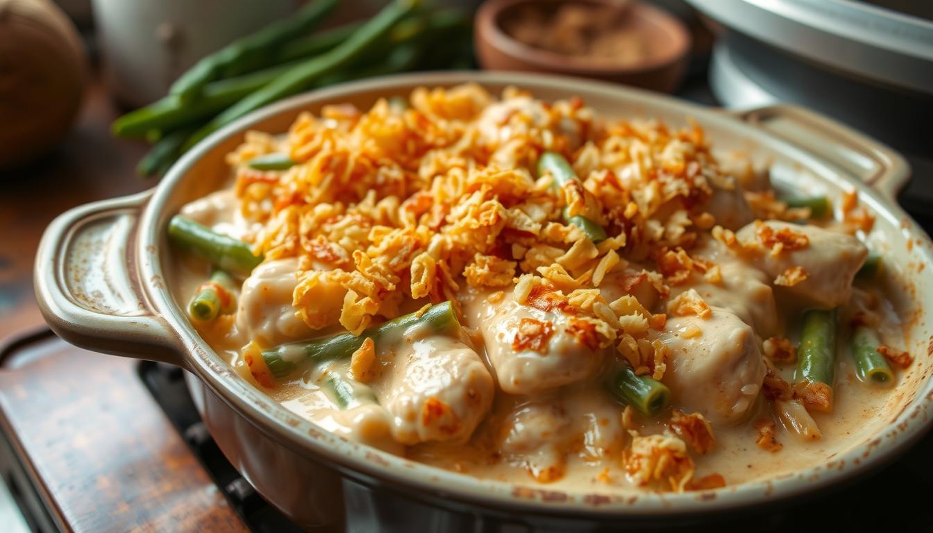 chicken and green bean casserole