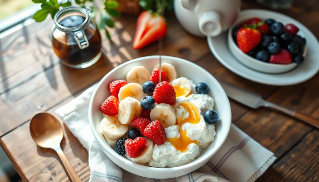 cottage cheese breakfast, healthy morning meals