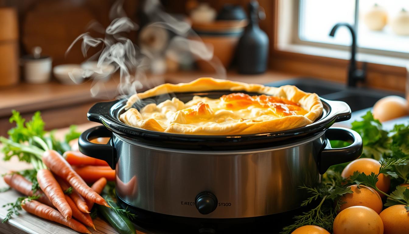 crock pot chicken pot pie