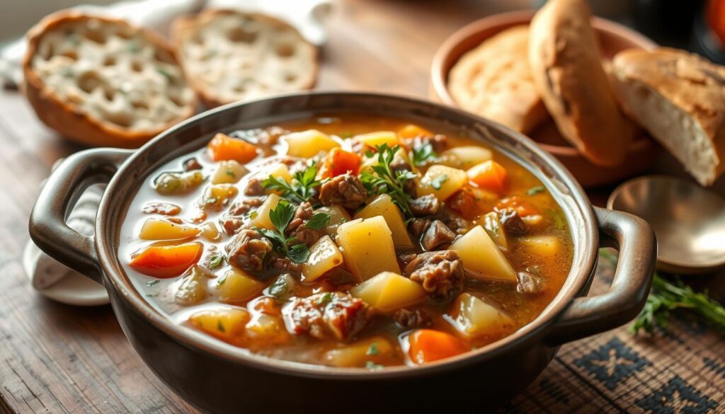 hamburger potato soup