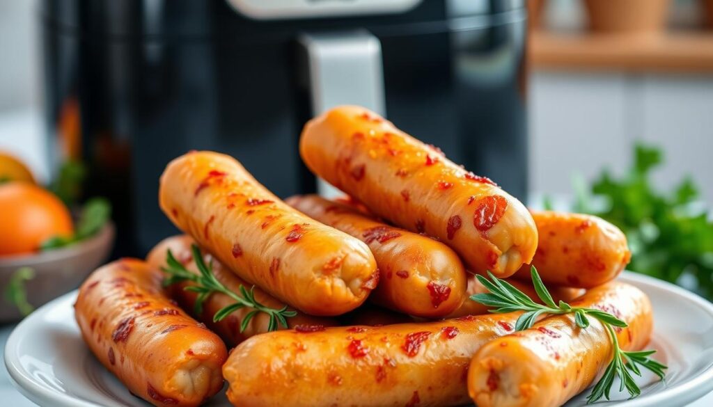 healthy air fryer sausages