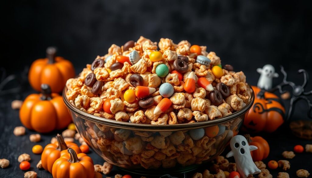 Halloween Chex Mix, frightfully delicious mix