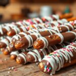 chocolate covered pretzel rods