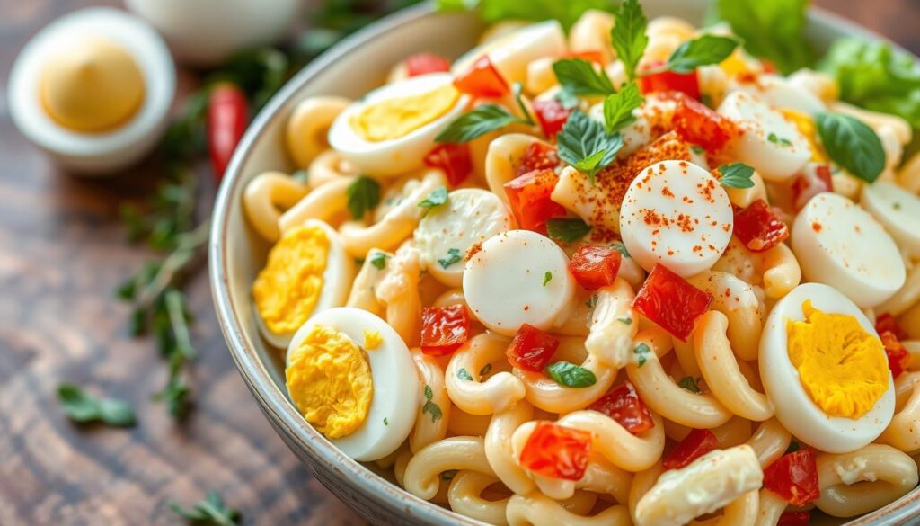 deviled egg pasta salad