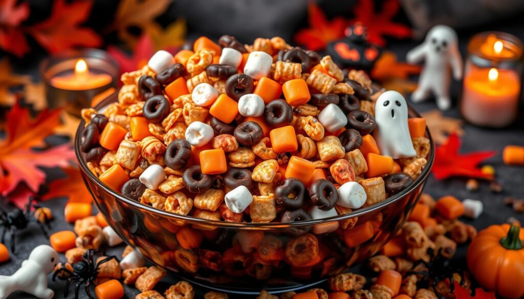 halloween chex mix