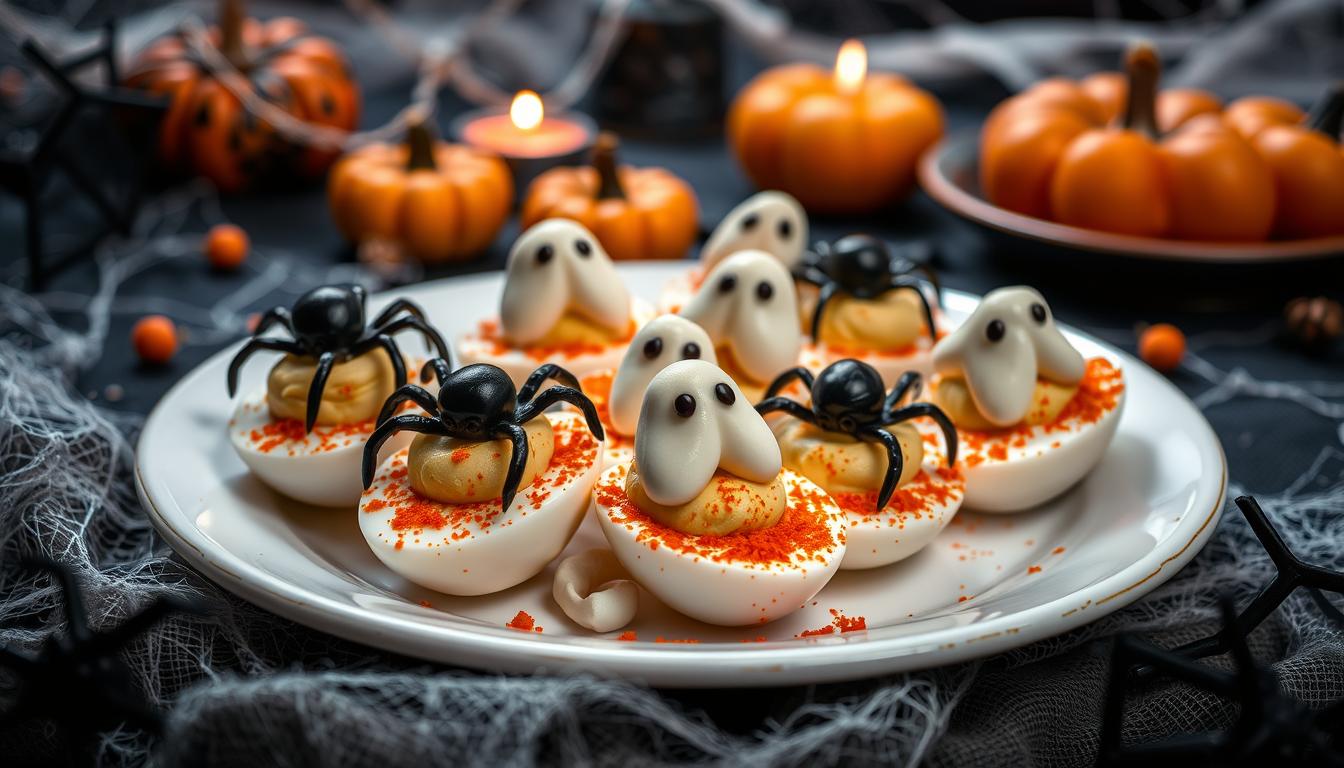 halloween deviled eggs