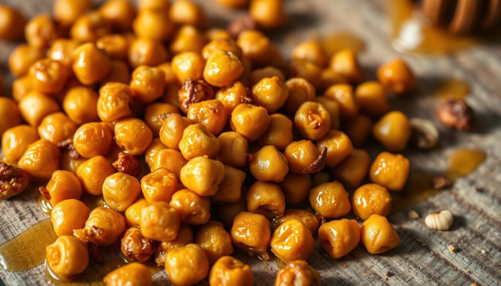 honey roasted chickpeas