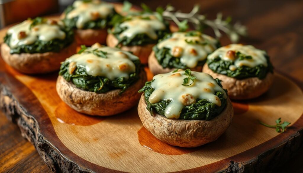 spinach stuffed mushrooms